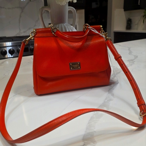 Dolce & Gabbana Handbags - Dolce & Gabbana Sicily top handle bag in Dauphine leather.